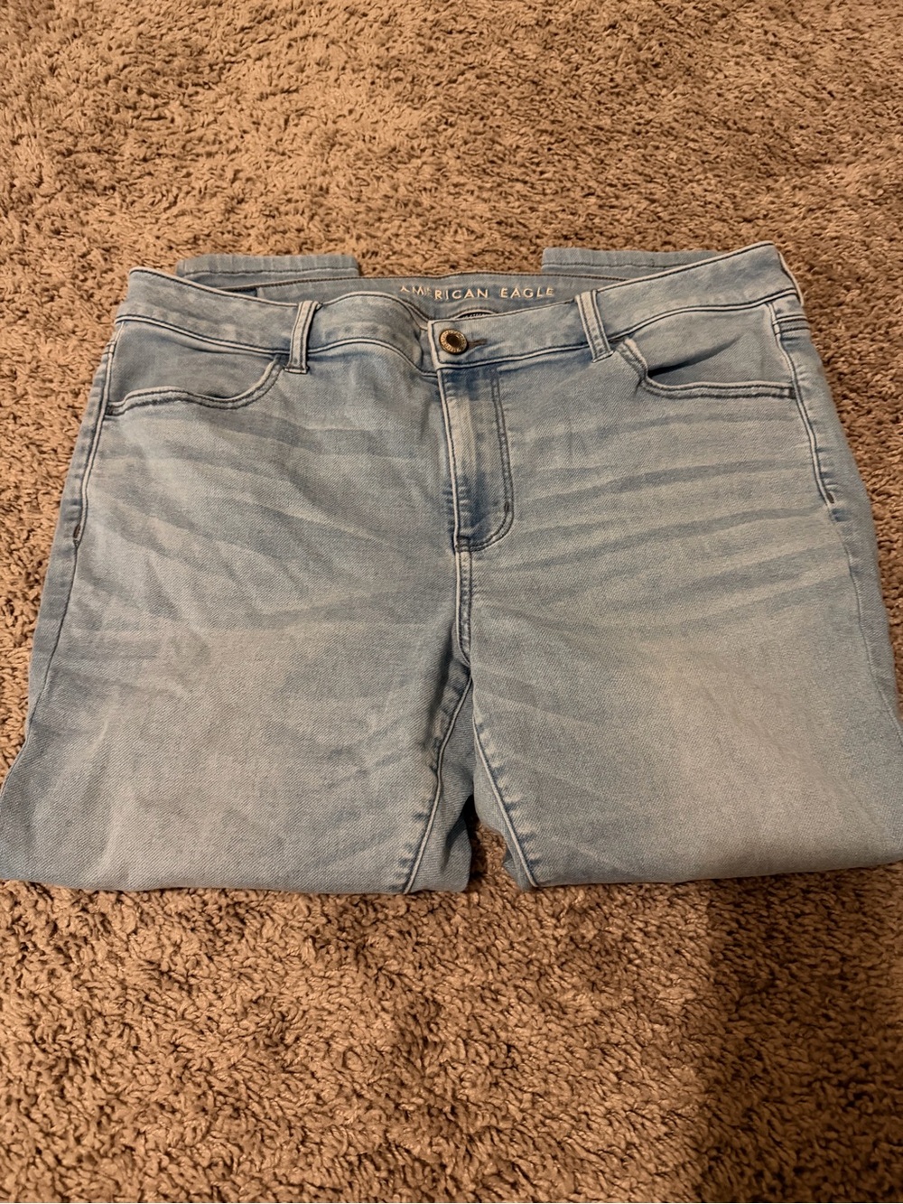 American Eagle Outfitters Light Blue Skinny Jeans